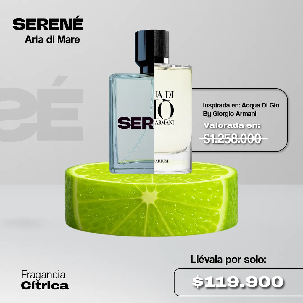 Serené Le Parfum S033 - inspirada en Acqua Di Gio por Giorgio Armani — vista 1