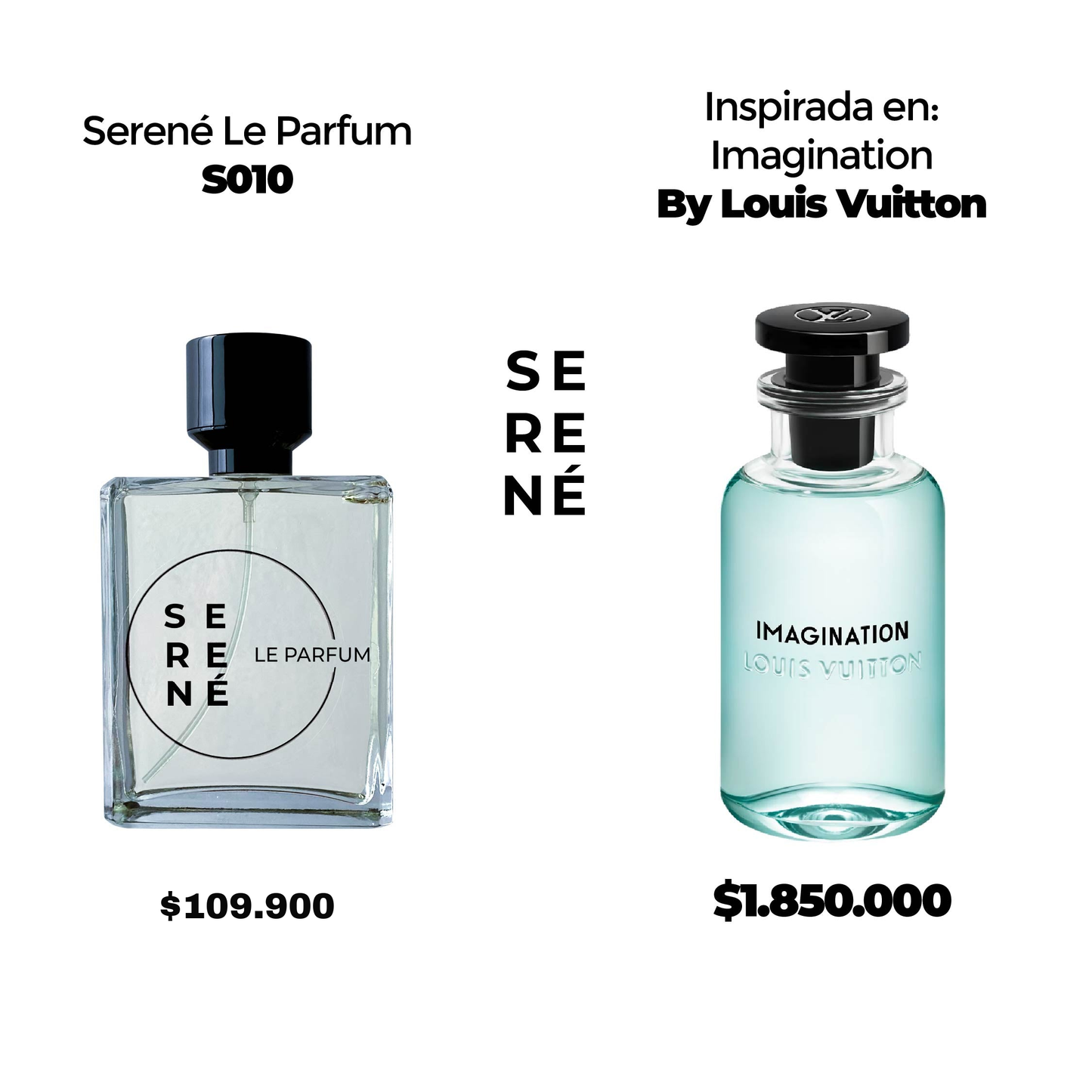 Serené Le Parfum S010 Inspirada en Imagination By Louis Vuitton (50 ML POR 168)