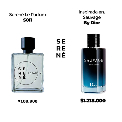 Serené Le Parfum S011 Inspirada en Sauvage Dior By Christian Dior (50 ML POR 168)