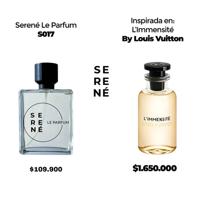 Serené Le Parfum S017 Inspirada en L´immensite By Louis Vuitton (50 ML POR 168)