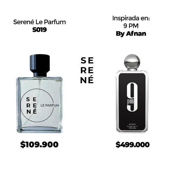 Serené Le Parfum S019 Inspirada en 9 P.M By Afnan (Kit 50 ML)