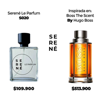Serené Le Parfum S020 Inspirada en The Scent For Men By Hugo Boss (Kit 50 ML)