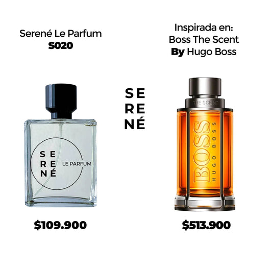 Serené Le Parfum S020 Inspirada en The Scent For Men By Hugo Boss (Kit 50 ML)