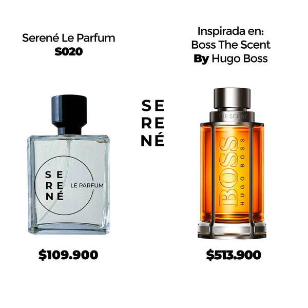 Serené Le Parfum S020 Inspirada en The Scent For Men By Hugo Boss (Kit 50 ML)