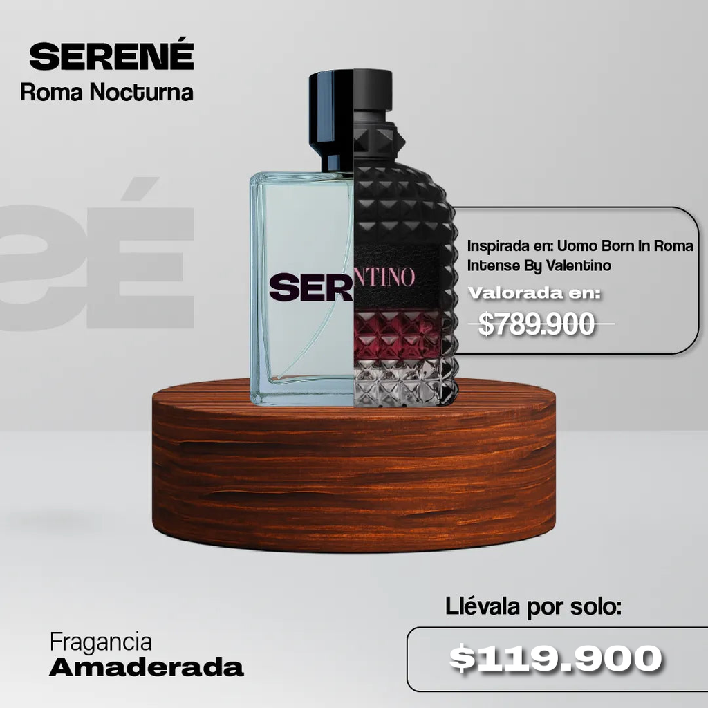 Serené Le Parfum S023 Inspirada en Uomo Born In Roma Intense By Valentino — vista 1