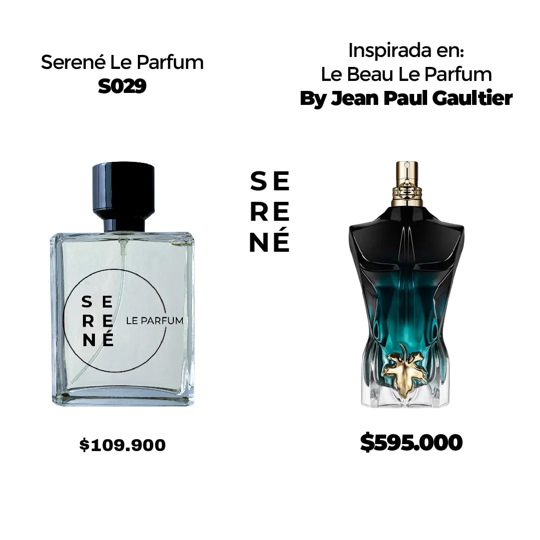Serené Le Parfum S029 Inspirada en Le Beau Le Parfum By Jean Paul Gaultier (50 ML POR 168)