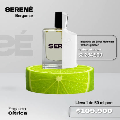 Serené Le Parfum S032 50ml - Inspirada en Silver Mountain Water por Creed (Kit 50 ml)