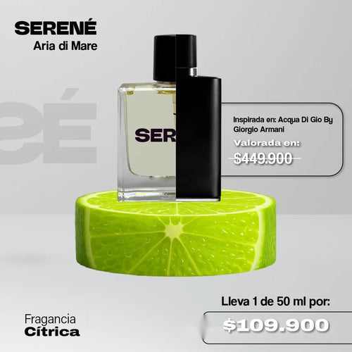 Serené Le Parfum S033 - inspirada en Acqua Di Gio por Giorgio Armani (Kit 50 ml)