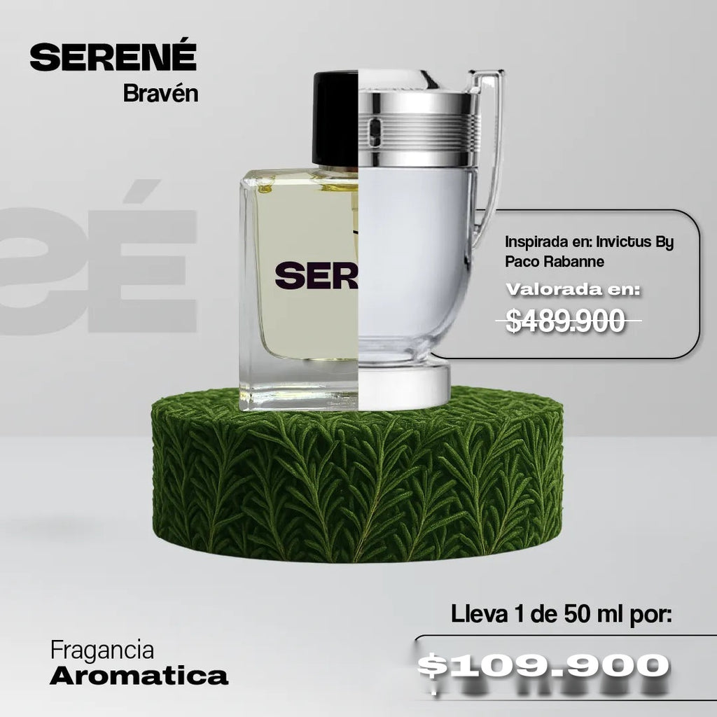 Serené Le Parfum S034 - inspirada en Invictus por Paco Rabanne (Kit 50 ml) — vista 1