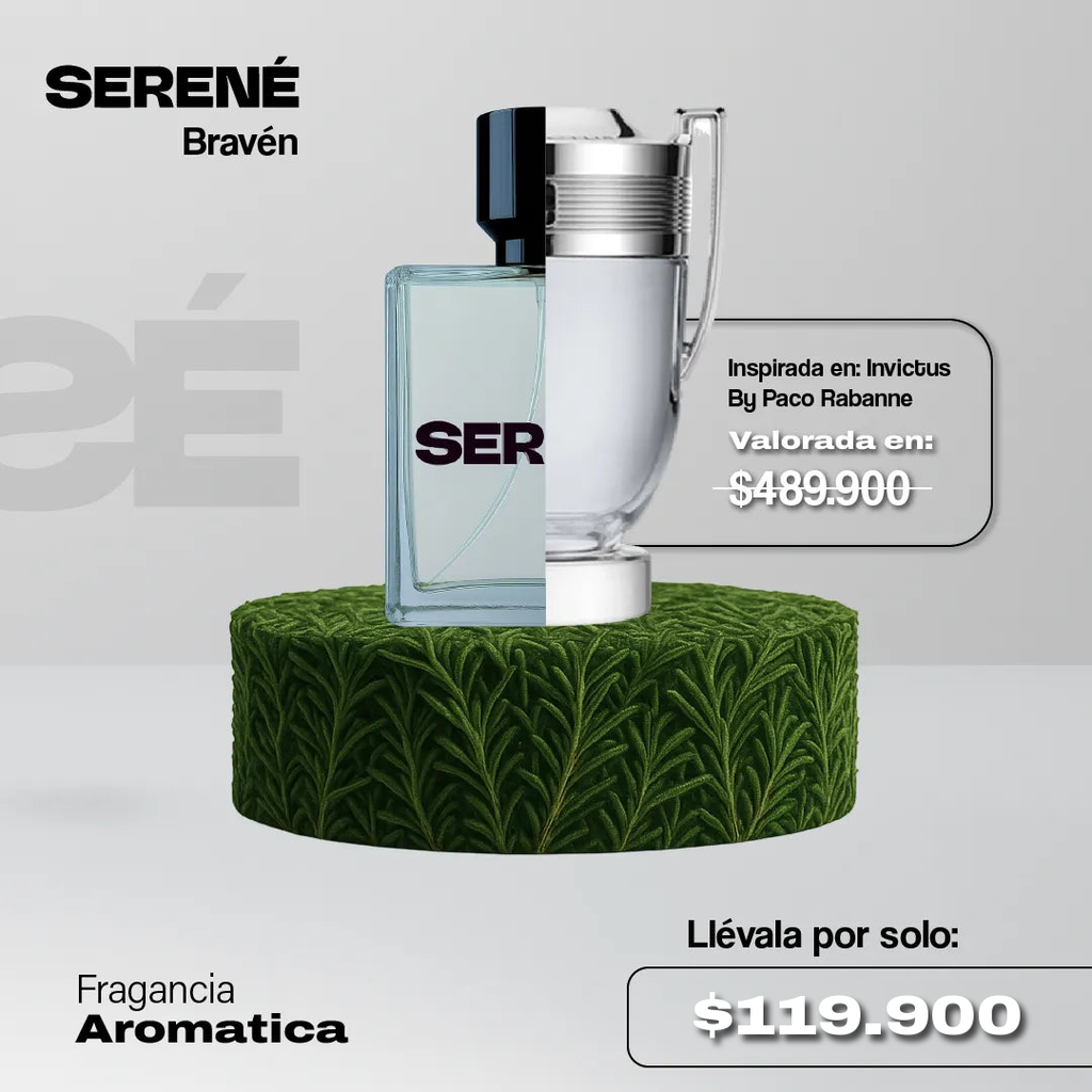 Serené Le Parfum S034 - inspirada en Invictus por Paco Rabanne — vista 1