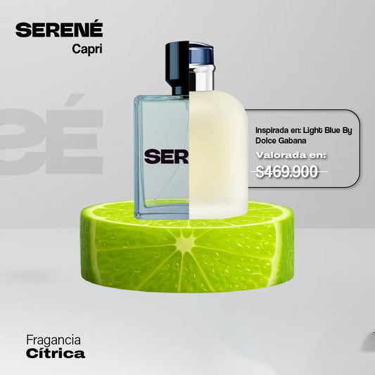 Serené Le Parfum S076 - Inspirada en Dolce & Gabana Light Blue por D&G - 30 ml