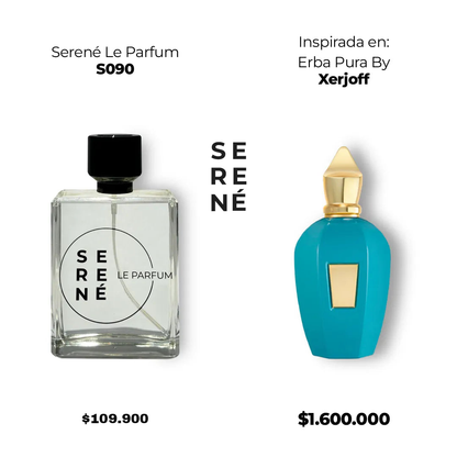 Serené Le Parfum S090 Inspirado en Erba Pura By Xerjoff (50 ML POR 168)