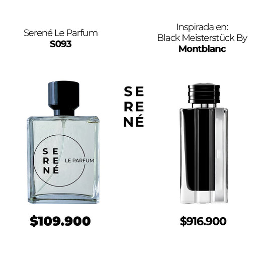 Serené Le Parfum S063 Inspirada en: Black Meisterstück By Montblanc (Kit 50 ML)