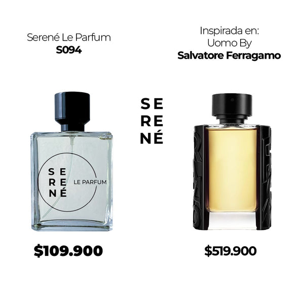 Serene Le Parfum S094 Inspirada en: Uomo By Salvatore Ferragamo (Kit 50 ML)