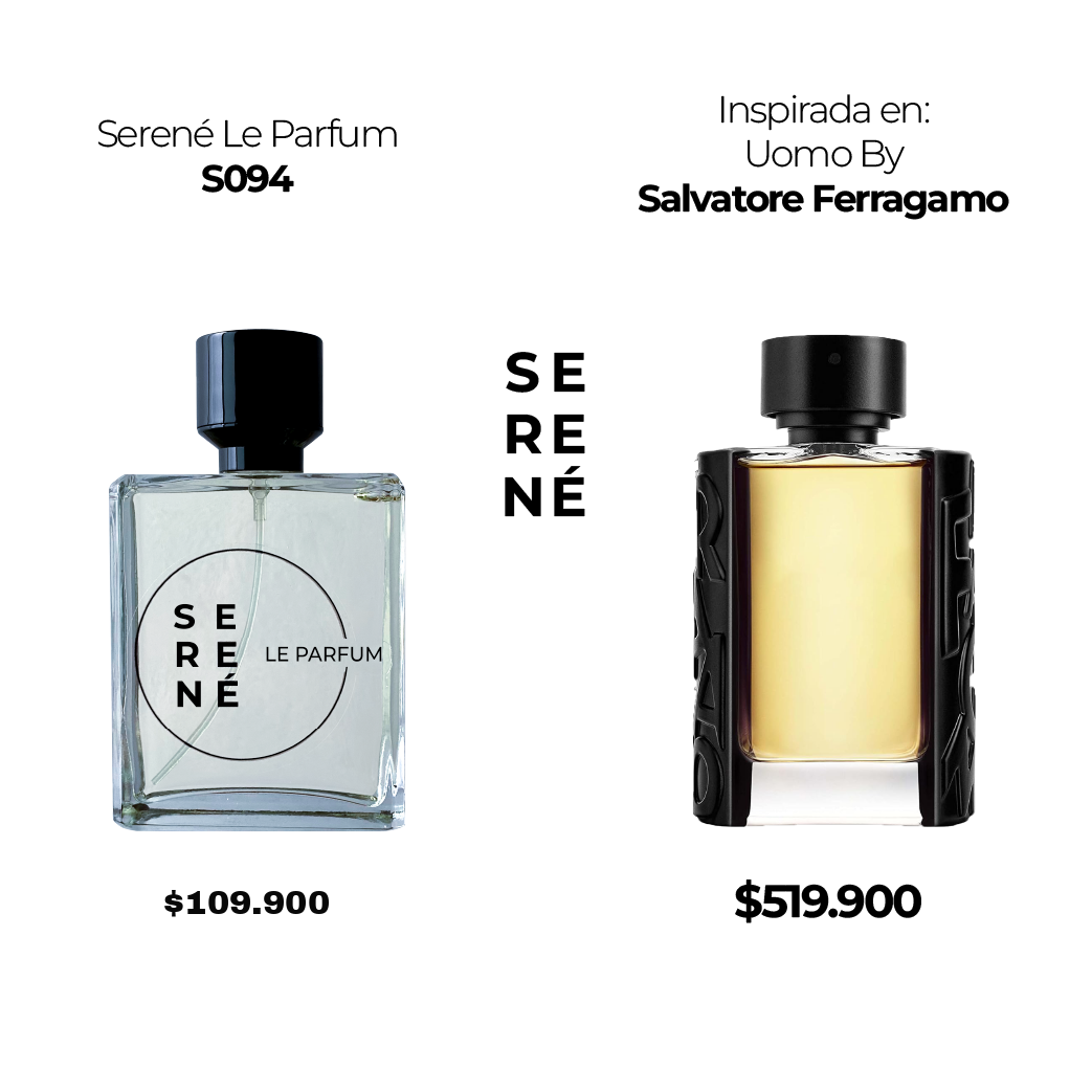 Serene Le Parfum S094 Inspirada en: Uomo By Salvatore Ferragamo (50 ML POR 168)