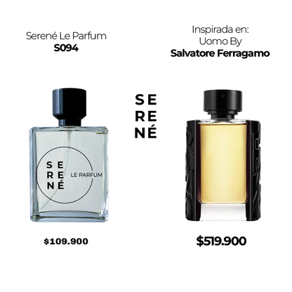 Serene Le Parfum S094 Inspirada en: Uomo By Salvatore Ferragamo (50 ML POR 168)