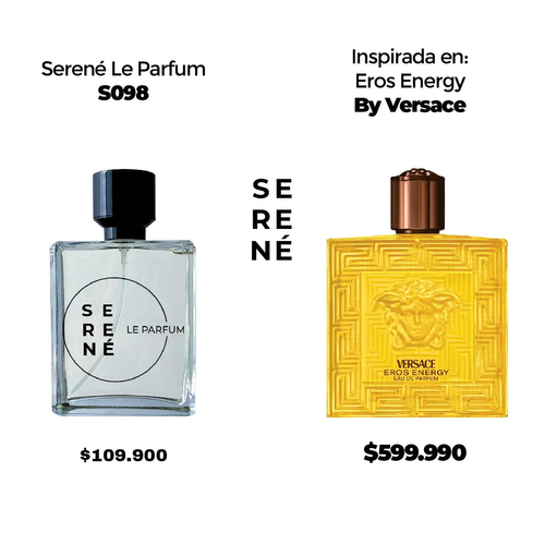 Serené Le Parfum S098 Inspirada en Eros Energy By Versace (50 ML POR 168)