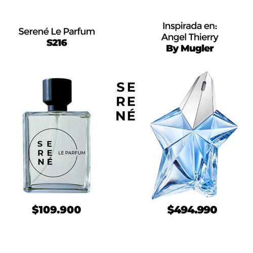 Serené Le Parfum S216 Inspirada en Angel Thierry By Mugler (Kit 50 ML)