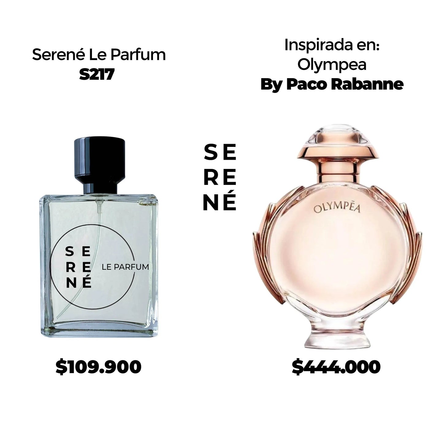Serené Le Parfum S217 Inspirada en Olympea By Paco Rabanne (Kit 50 ML)