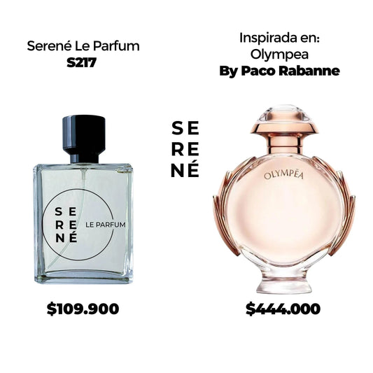 Serené Le Parfum S217 Inspirada en Olympea By Paco Rabanne (Kit 50 ML)