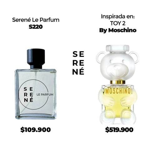 Serené Le Parfum S220 Inspirada en TOY 2 By Moschino (Kit 50 ML)
