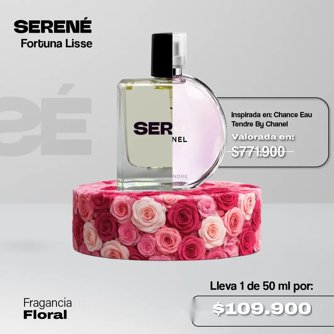 Serené Le Parfum S222 Inspirada en Chance Eau Tendre By Chanel (Kit 50 ML)