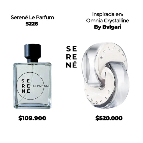 Serené Le Parfum S226 Inspirada en Omnia Cristalline (Kit 50 ML)