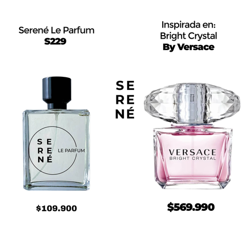 Serené Le Parfum S229 Inspirada en Bright Crystal By Versace (50 ML POR 168)