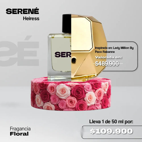 Serené Le Parfum S234 - Inspirada en Lady Million por Paco Rabanne (Kit 50 ml)
