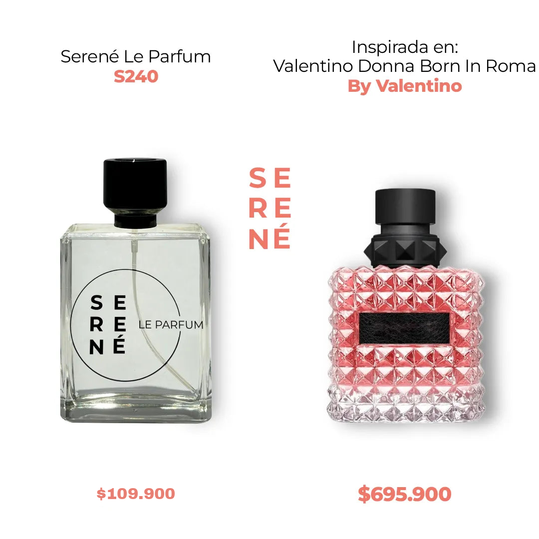 Serené Le Parfum S240 Inspirada Valentino Donna Born In Roma By Valentino (50 ML POR 168)