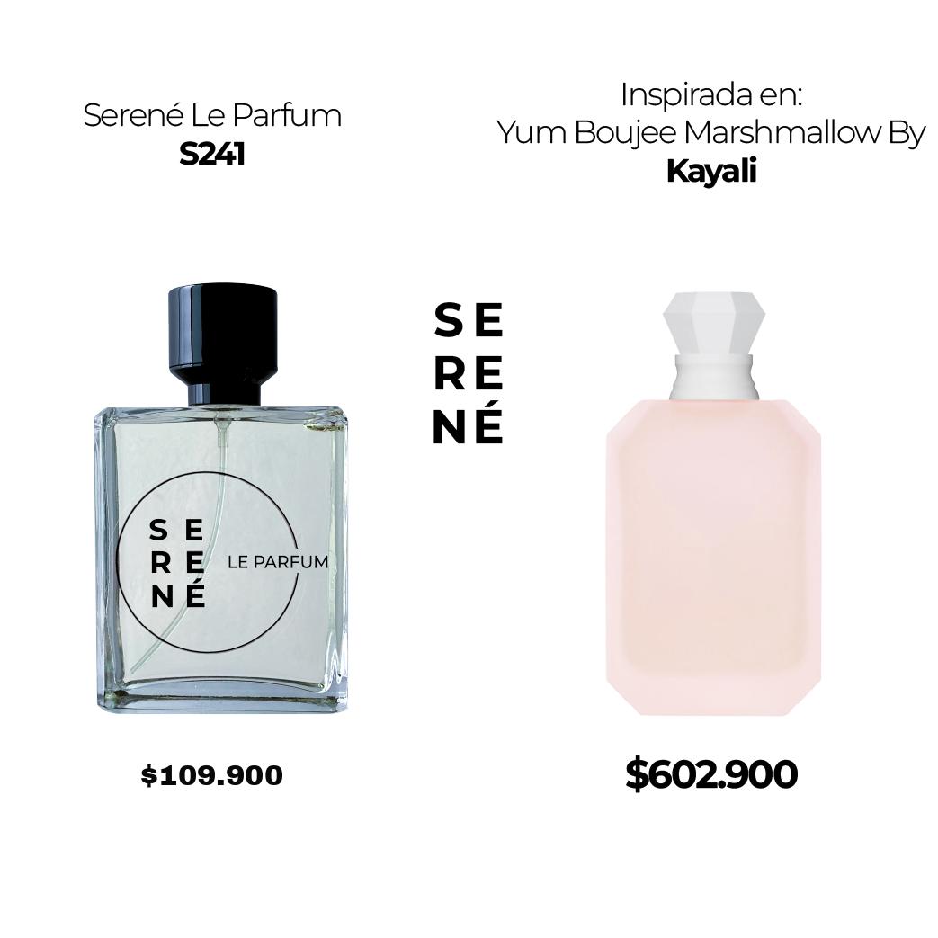 Serené Le Parfum S241 Inspirada en: Yum Boujee Marshmallow By Kayali (50 ML POR 168)