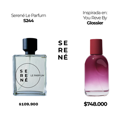 Serené Le Parfum S244 Inspirada en: You Reve By Glossier (50 ML POR 168)