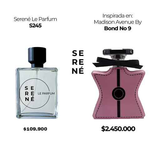 Serené Le Parfum S245 Inspirada en: Madison Avenue By Bond No 9 (50 ML POR 168)