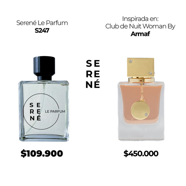 Serené Le Parfum S247 Inspirada en: Club de Nuit Woman By Armaf (Kit 50 ML)