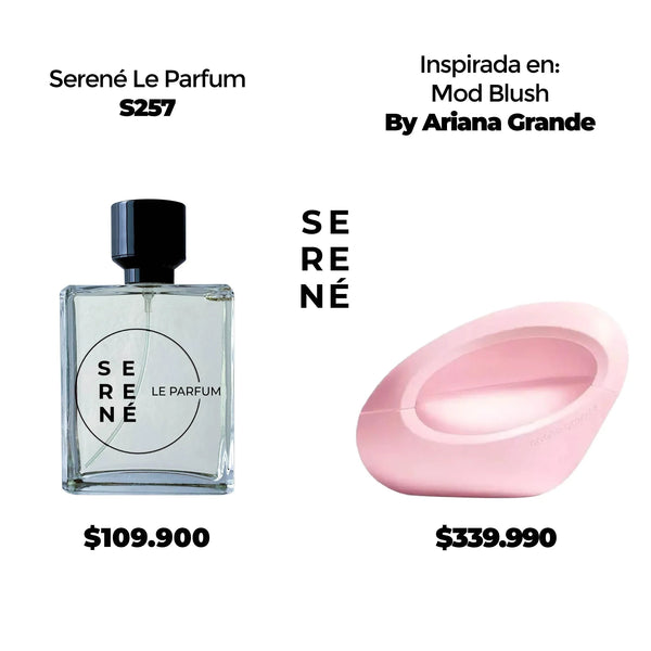 Serené Le Parfum S257 Inspirada en Mod Blush Ariana Grande (Kit 50 ML)