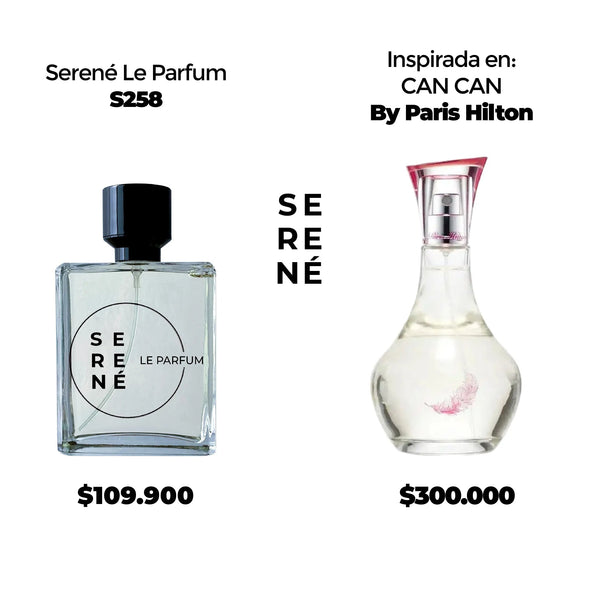 Serené Le Parfum S258 Inspirada en Can Can By Paris Hilton (Kit 50 ML)