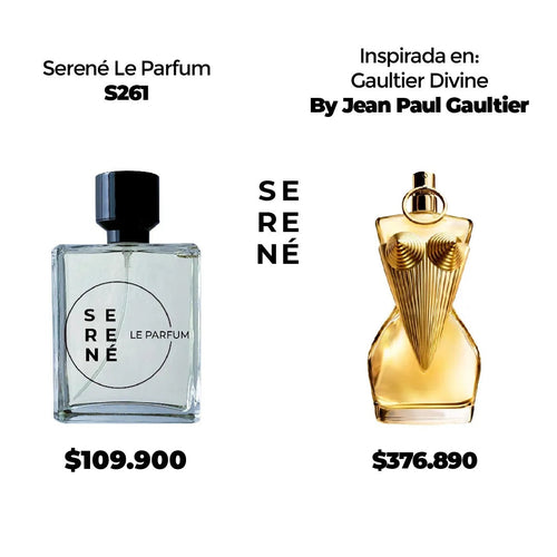 Serené Le Parfum S261 Inspirada en Gaultier Divine By Jean Paul Gaultier (Kit 50 ML)