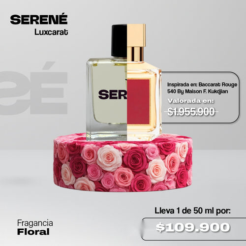 Serené Le Parfum S830 - Inspirada en Baccarat Rouge 540 por Maison Francis Kurkdjian (Kit 50 ml)