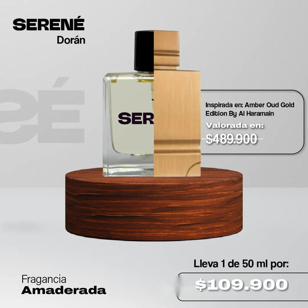 Serené Le Parfum S831 - Inspirada en Amber Oud Gold Edition por Al Haramain (Kit 50 ml)