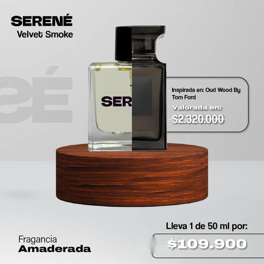 Serené Le Parfum S832 - Inspirada en Oud Wood por Tom Ford (Kit 50 ml)
