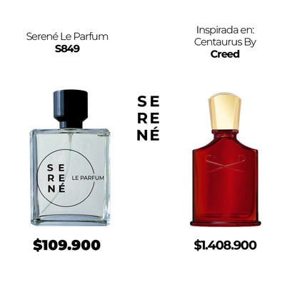 Serené Le Parfum S849 Inspirada en: Centaurus By Creed (Kit 50 ML)
