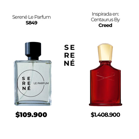 Serené Le Parfum S849 Inspirada en: Centaurus By Creed (Kit 50 ML)