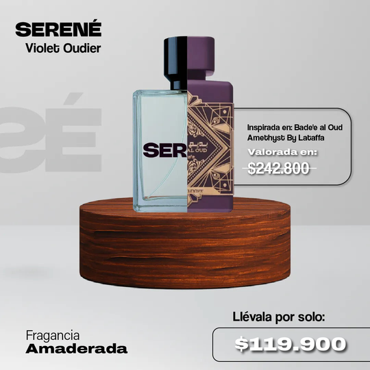 Serené Le Parfum S850 Inspirada en Bade'e al Oud Amethyst By Lataffa