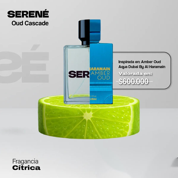 Serené Le Parfum S853 Inspirada en: Amber Oud Aqua Dubai By Al Haramain - 30 ml