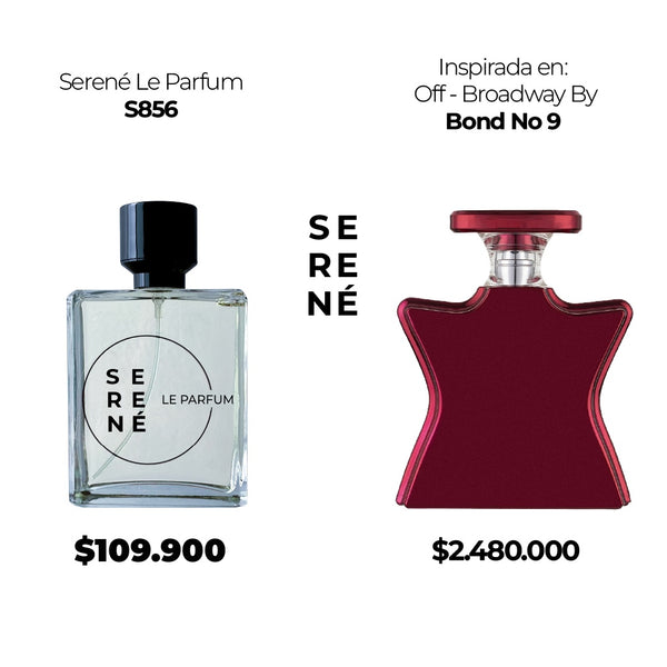 Serené Le Parfum S856 Inspirada en: Off - Broadway By Bond No 9 (Kit 50 ML)