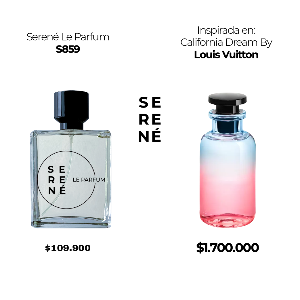 Serené Le Parfum S859 Inspirada en: California Dream By Louis Vuitton (50 ML POR 168)