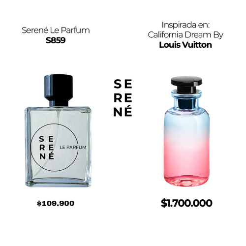 Serené Le Parfum S859 Inspirada en: California Dream By Louis Vuitton (50 ML POR 168)