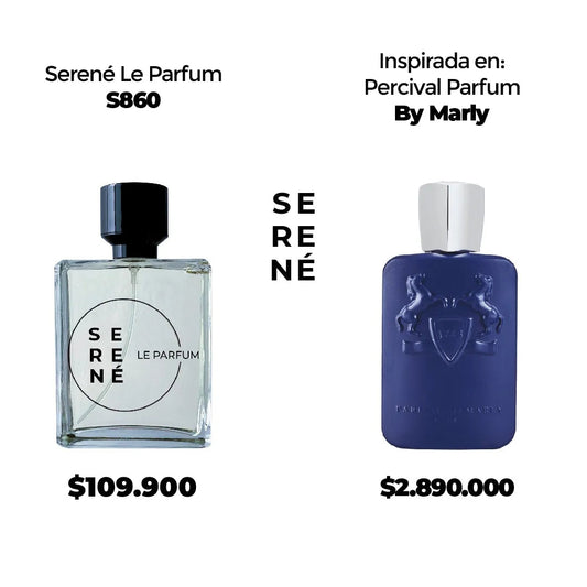 Serené Le Parfum S860 Inspirada en Percival Parfum By Marly (Kit 50 ML)