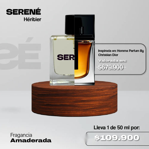 Serené S070 Inspirada en Homme Parfum By Dior (Kit 50 ml)