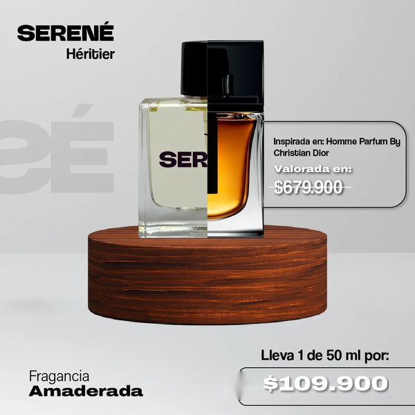 Serené S070 Inspirada en Homme Parfum By Dior (Kit 50 ml)
